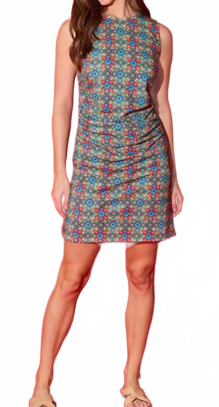 NEW ALDEN ADAIR sage dress in teal bazzar